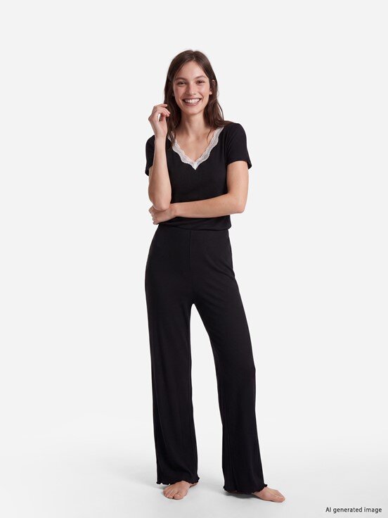 Pijama Takım YENİ SİYAH