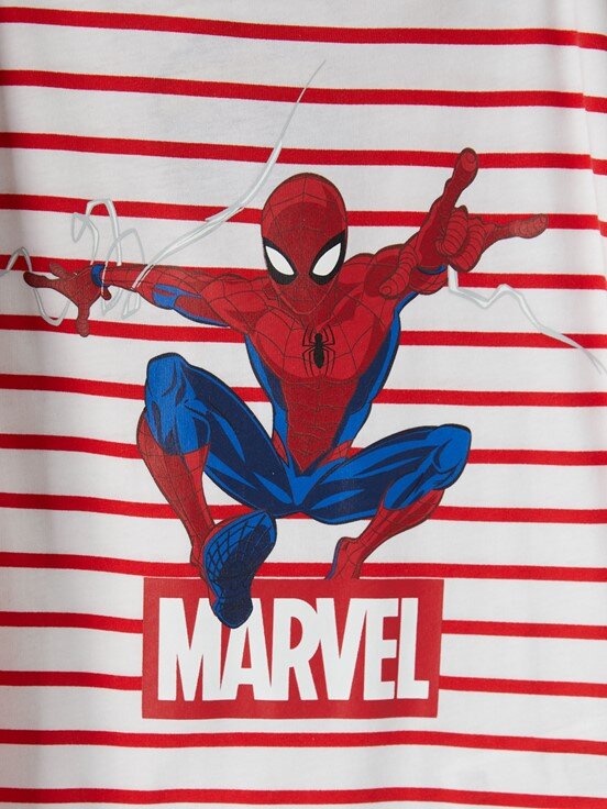 Şortlu Pijama Takımı BEYAZ BASKILI