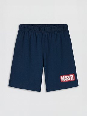 Şortlu Pijama Takımı BEYAZ BASKILI