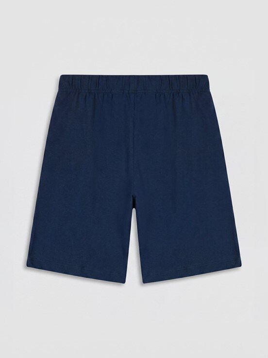 Şortlu Pijama Takımı BEYAZ BASKILI