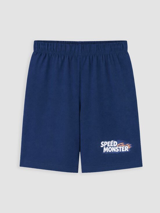 Şortlu Pijama Takımı EKRU BASKILI