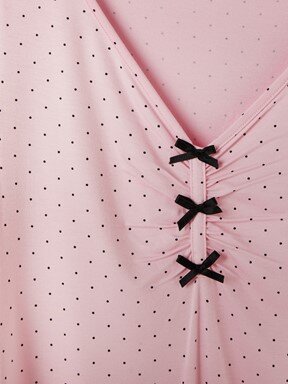 Şortlu Pijama Takımı PEMBE BASKILI