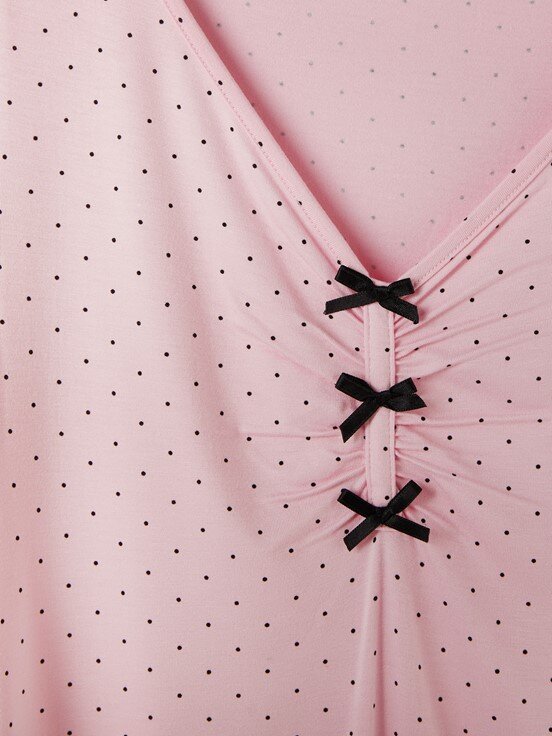 Şortlu Pijama Takımı PEMBE BASKILI