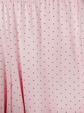 Şortlu Pijama Takımı PEMBE BASKILI
