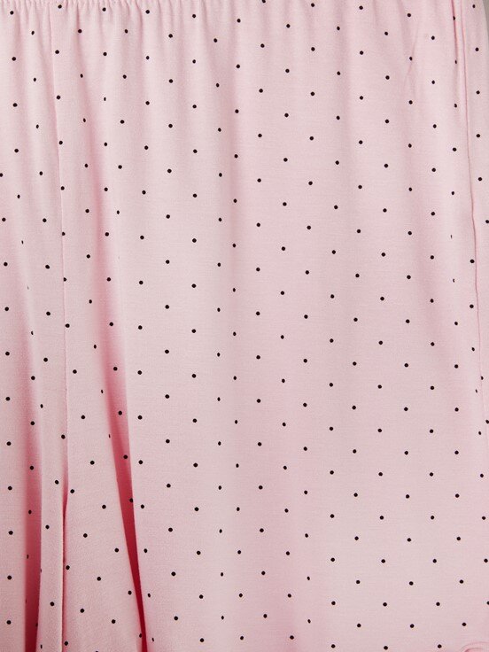 Şortlu Pijama Takımı PEMBE BASKILI