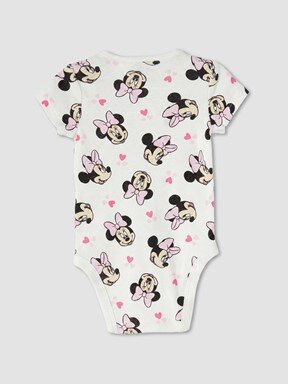 Çıtçıtlı Body EKRU BASKILI