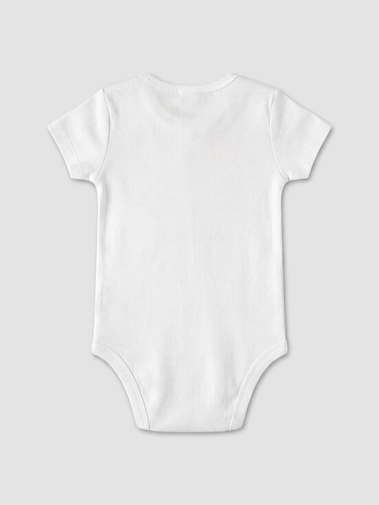 Çıtçıtlı Body EKRU BASKILI