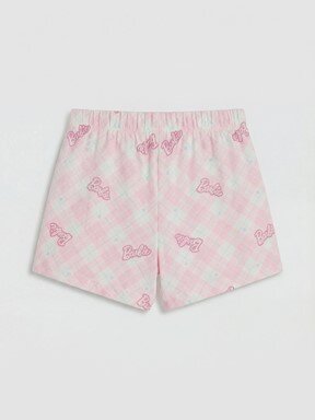 Şortlu Pijama Takımı PEMBE BASKILI