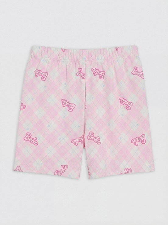 Şortlu Pijama Takımı PEMBE BASKILI