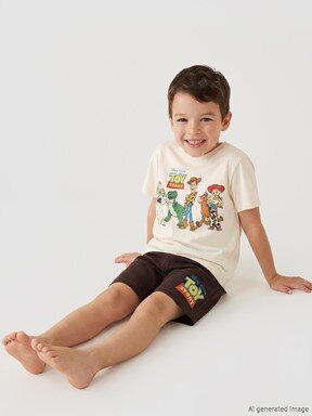 Şortlu Pijama Takımı KREM RENGİ