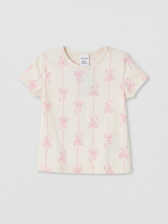Şortlu Pijama Takımı AÇIK PEMBE BASKILI