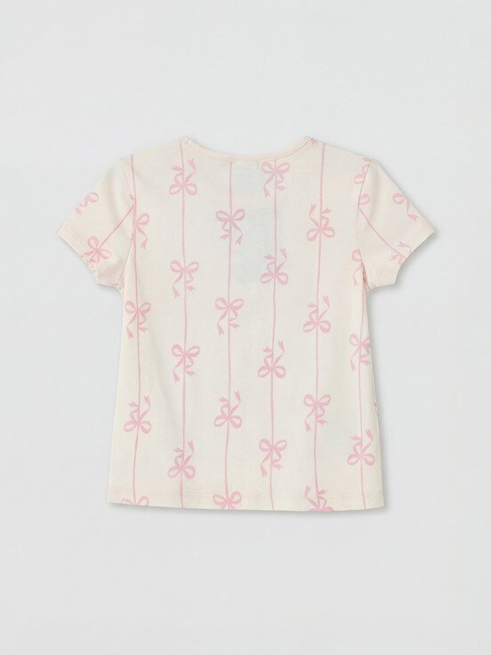Şortlu Pijama Takımı AÇIK PEMBE BASKILI
