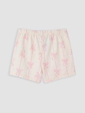 Şortlu Pijama Takımı AÇIK PEMBE BASKILI
