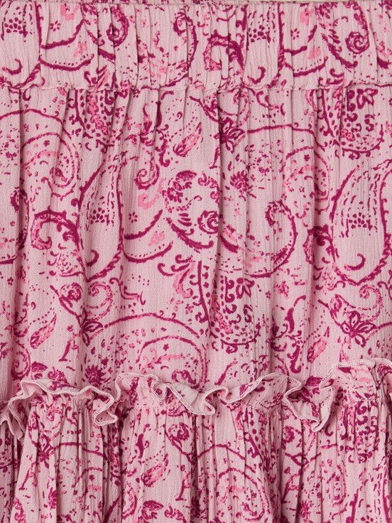 Etek PEMBE BASKILI