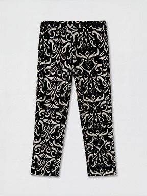 Pantolon SİYAH BASKILI