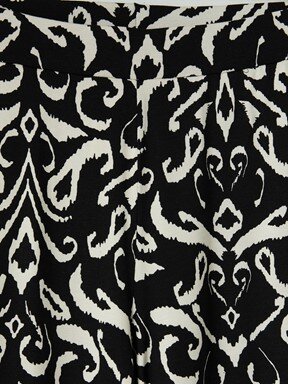 Pantolon SİYAH BASKILI