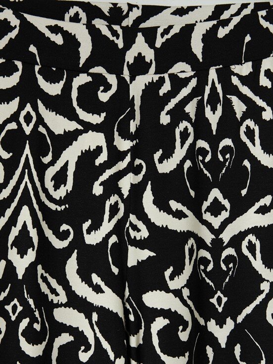 Pantolon SİYAH BASKILI