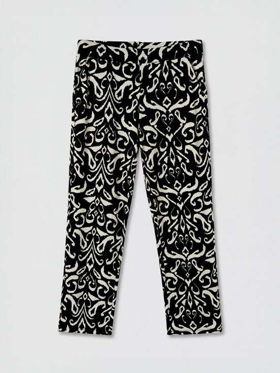 Pantolon SİYAH BASKILI