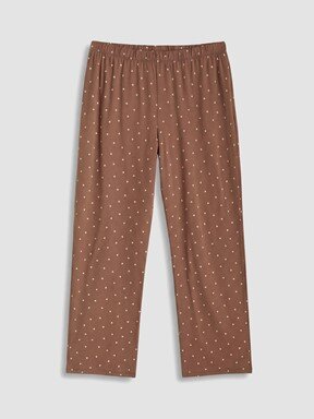 Pijama Takım AÇIK KAHVERENGİ BASKILI