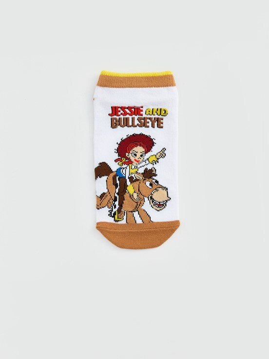 Patik Çorap KARIŞIK RENK İPLİĞİ BOYALI