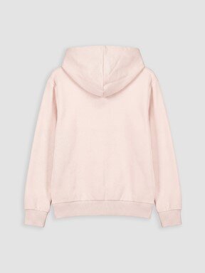 Fermuarlı Sweatshirt MAT PEMBE