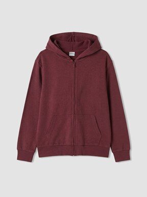 Fermuarlı Sweatshirt MAT PEMBE
