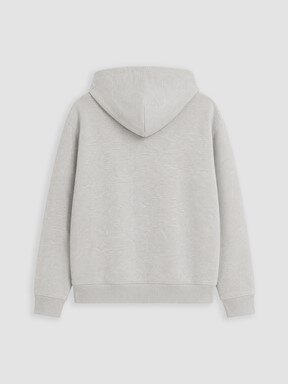 Fermuarlı Sweatshirt GRİ MELANJ