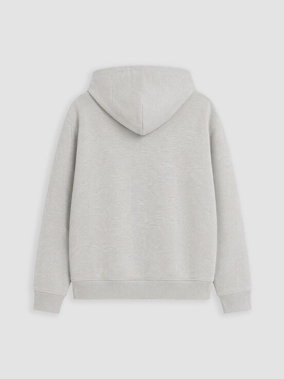 Fermuarlı Sweatshirt GRİ MELANJ