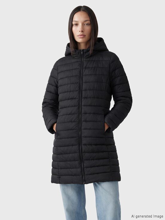 Şişme Mont YENİ SİYAH