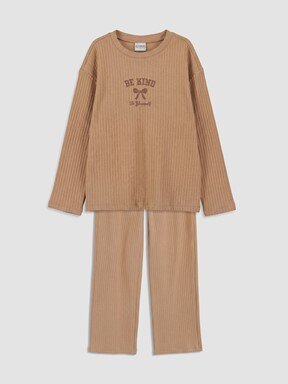 Pijama Takım AÇIK KAHVERENGİ