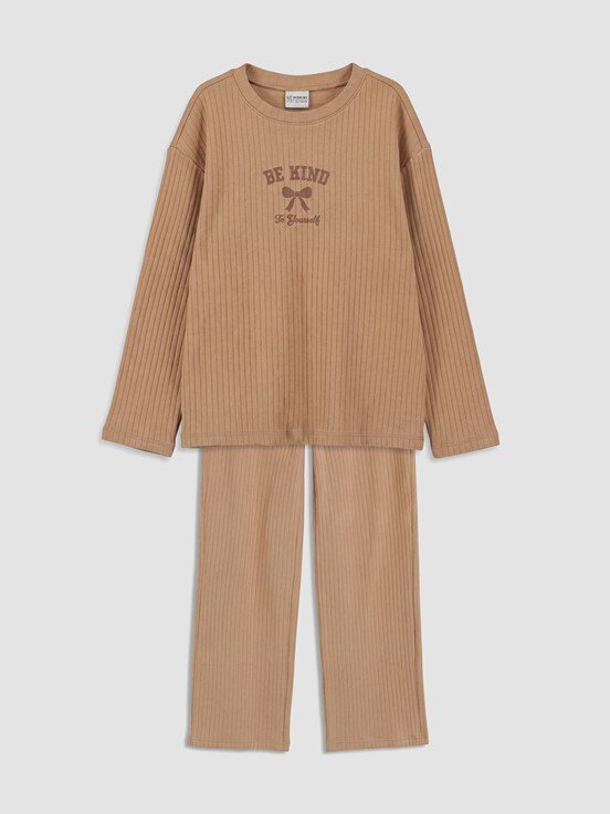Pijama Takım AÇIK KAHVERENGİ