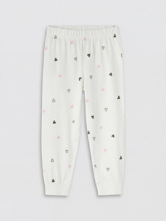 Pijama Takım EKRU BASKILI