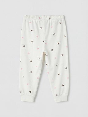 Pijama Takım EKRU BASKILI