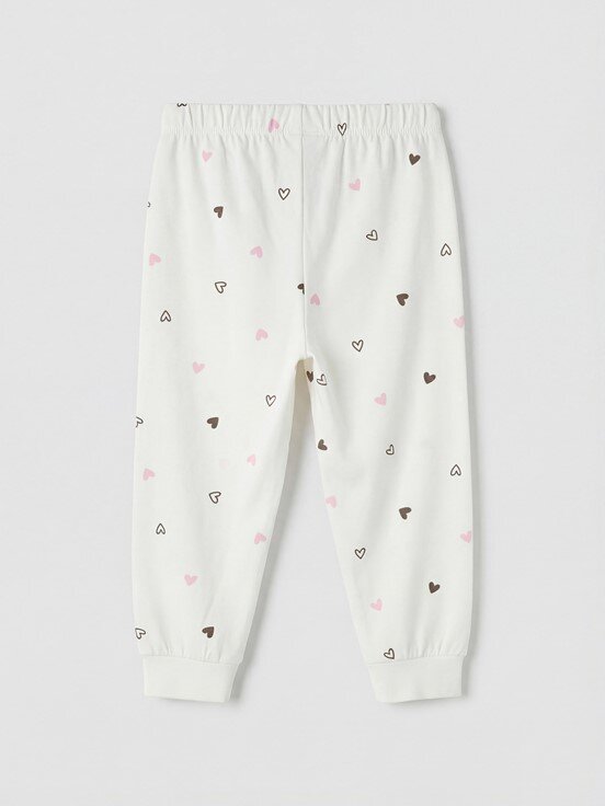 Pijama Takım EKRU BASKILI
