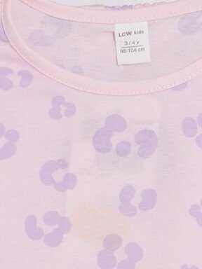 Pijama Takım AÇIK PEMBE BASKILI