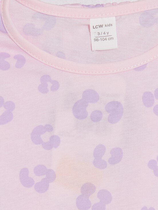 Pijama Takım AÇIK PEMBE BASKILI