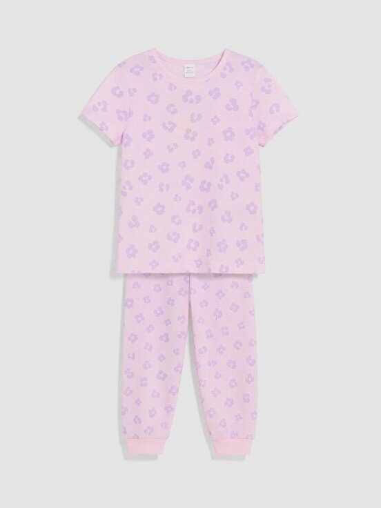 Pijama Takım AÇIK PEMBE BASKILI