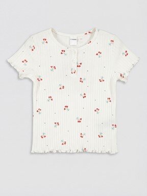 Pijama Takım EKRU BASKILI