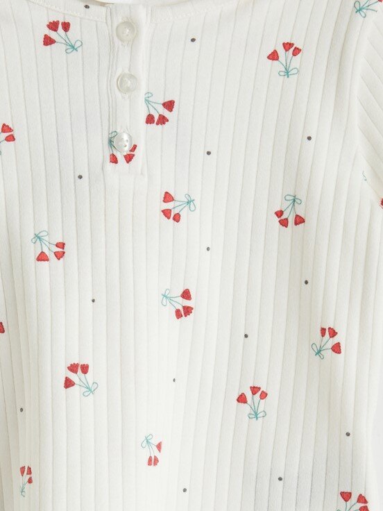 Pijama Takım EKRU BASKILI