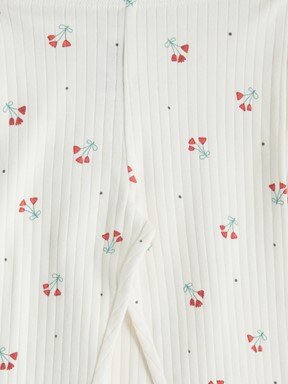Pijama Takım EKRU BASKILI