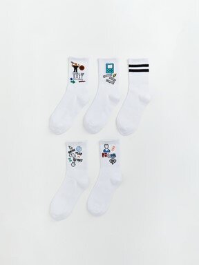 Soket Çorap KARIŞIK RENK İPLİĞİ BOYALI