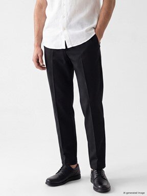 Chino Pantolon İNDİGO MELANJ