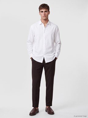 Chino Pantolon İNDİGO MELANJ