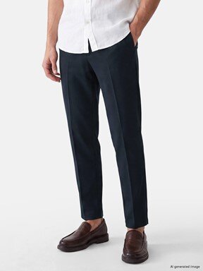 Chino Pantolon İNDİGO MELANJ