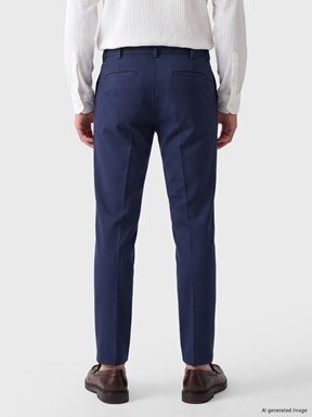 Chino Pantolon İNDİGO MELANJ