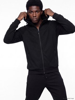 Fermuarlı Sweatshirt YENİ SİYAH