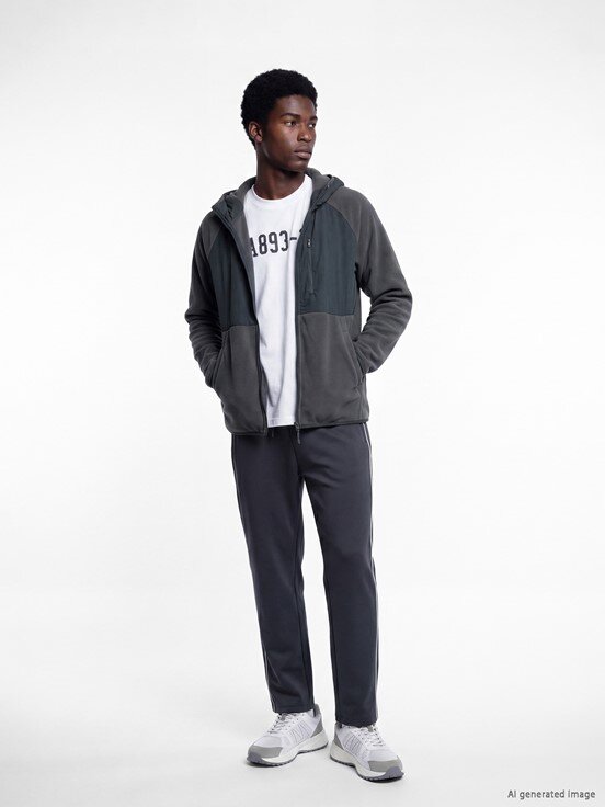 Fermuarlı Sweatshirt KOYU GRİ