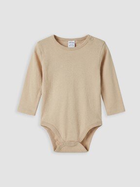 Çıtçıtlı Body KREM BASKILI