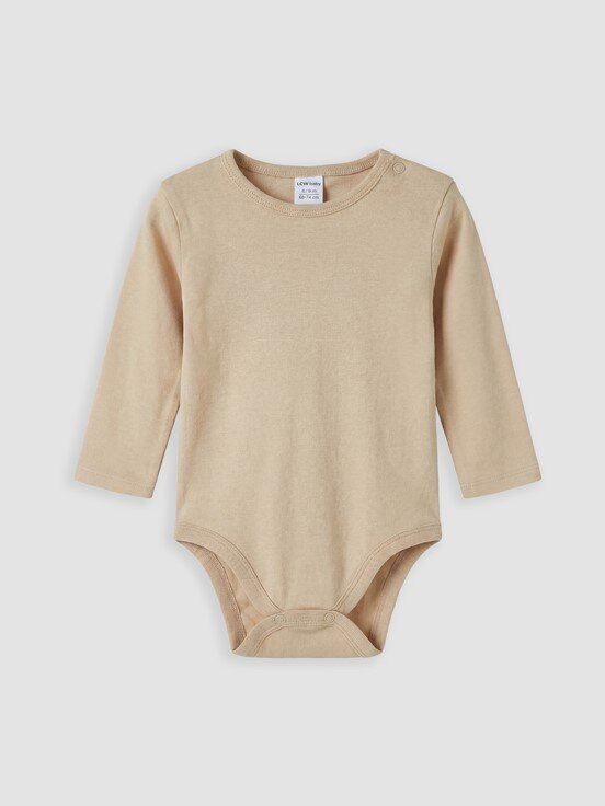 Çıtçıtlı Body KREM BASKILI