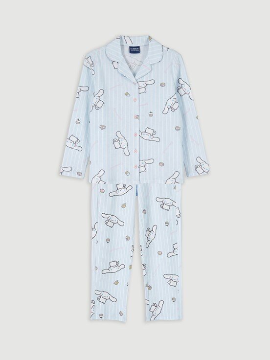 Pijama Takım MAVİ BASKILI